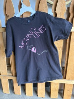 Moving Units Shirt Indie Rock Tour T Shirt Size Large