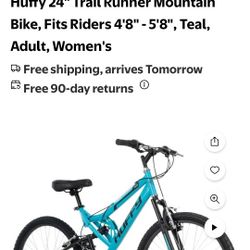Huffy 24 In  Trail Runner Mountain Bike 