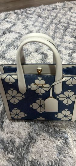 Kate Spade Spade Flower Monogram Manhattan Tote Bag