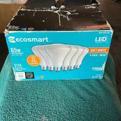 EcoSmart 65W Equivalent Soft White (2700K) BR30 LED Light Bulb