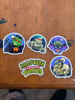 TMNT 5 piece sticker pack