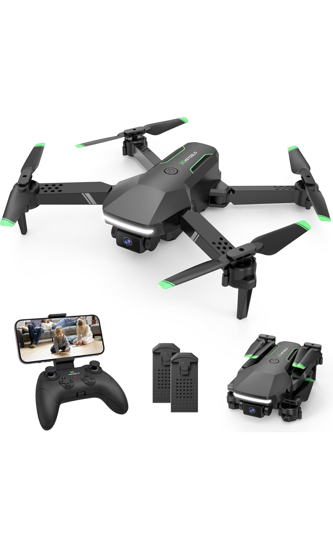 Brand New Drone with Camera RC Drone  FPV Drones with 1080P HD Camera Foldable Remote Control Quadcopter with One Key Start