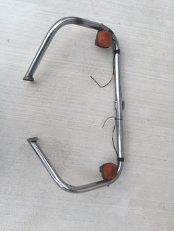 Harley Shovelhead bagger crashbar