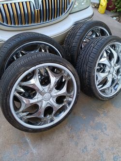 Tires And Rims In Car tires In Great Condition Very Nice