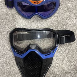 Rival Mask And Nerf Goggles ($5 EACH)
