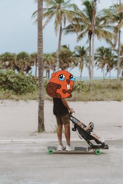 Longboard stroller for kids QUINNY