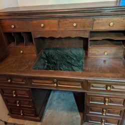 Antique Roll Top Desk 