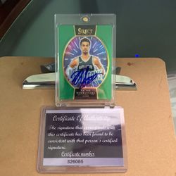 Victor Wembanyama Autographed Panini Neon Icons