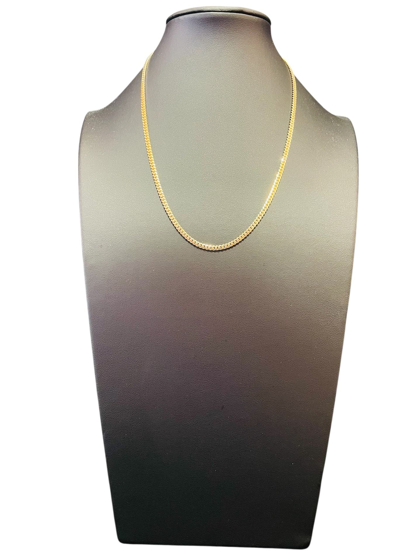 18” 10K Yellow Gold Miami Cuban Necklace