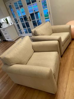 Pottery barn arm chairs 2