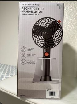 Sharper Image Recharge Handheld Fan Brand New