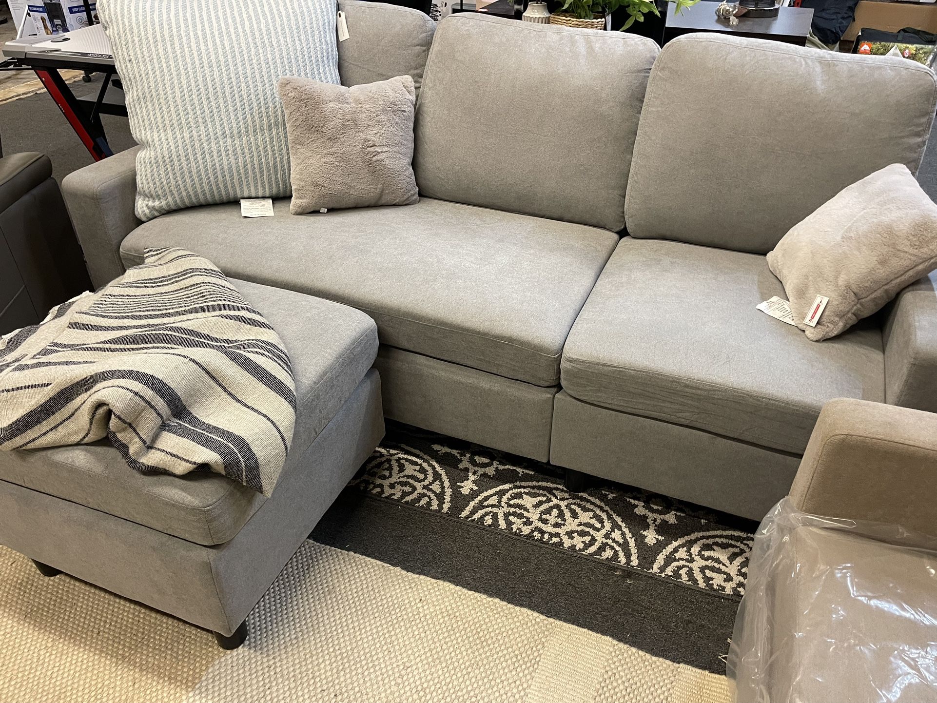 Sofa With Ottoman New