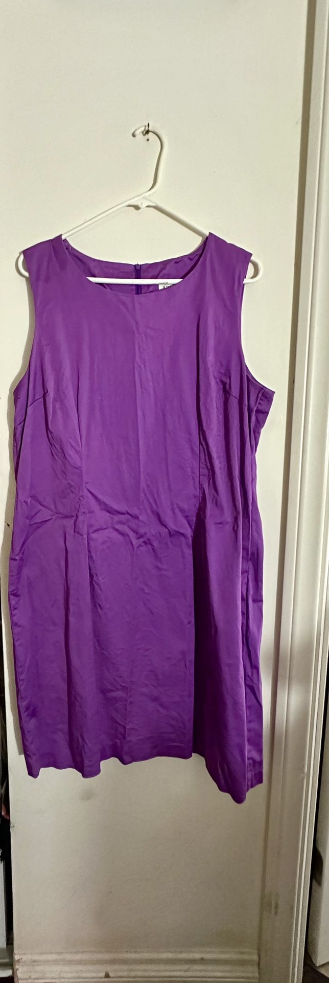 New JW Treci Lilac Purple Dress size 18