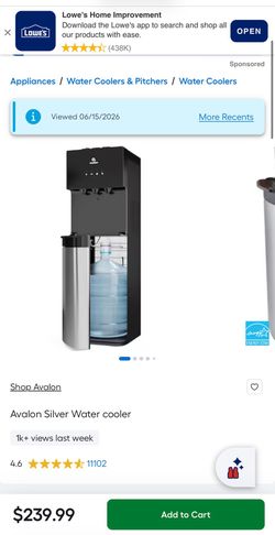 Avalon Silver Water cooler