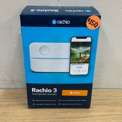 RACHIO 3 SMART SPRINKLER CONTROLLER 8 ZONES.