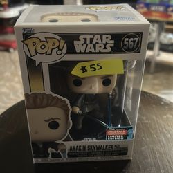 Anakin Skywalker with light saber Funko Pop