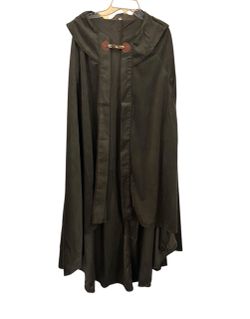 Adult Green Brown Costume Cape