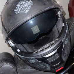 Motorcycle Helmet w/ Case 