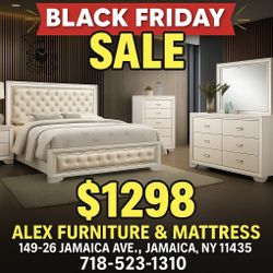 Crazy Black Friday Deal! Elegant 5-Piece Bedroom Set ONLY $1,298!