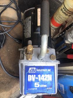 JB Industries Platinum DV-142N 5 CFM Vacuum Pump