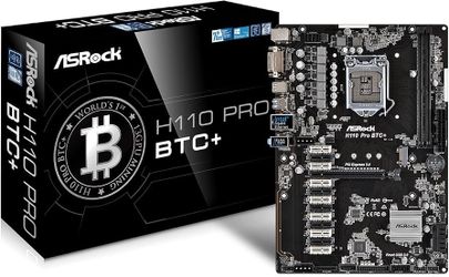 ASRock H110 pro btc+ motherboard