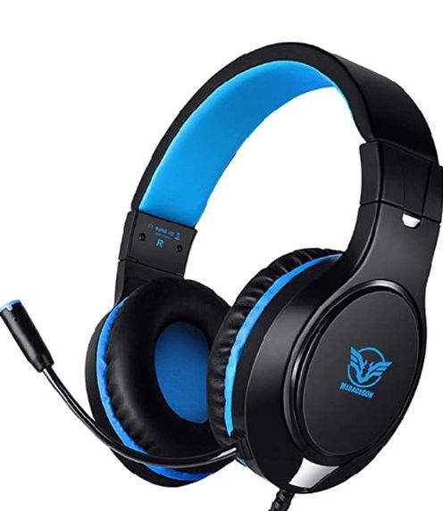 Karvipark H-10 Gaming Headset for Xbox One/PS4/PS5/PC/Nintendo Switch|Noise Cancelling,Bass Surround Sound,Over Ear,3.5mm Stereo Wired Headphones with