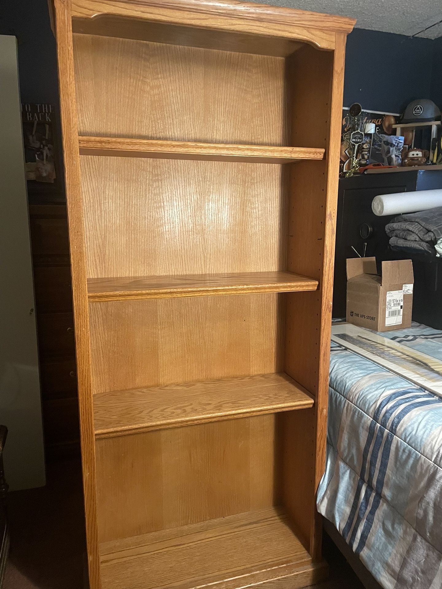 True Oak Book Shelf