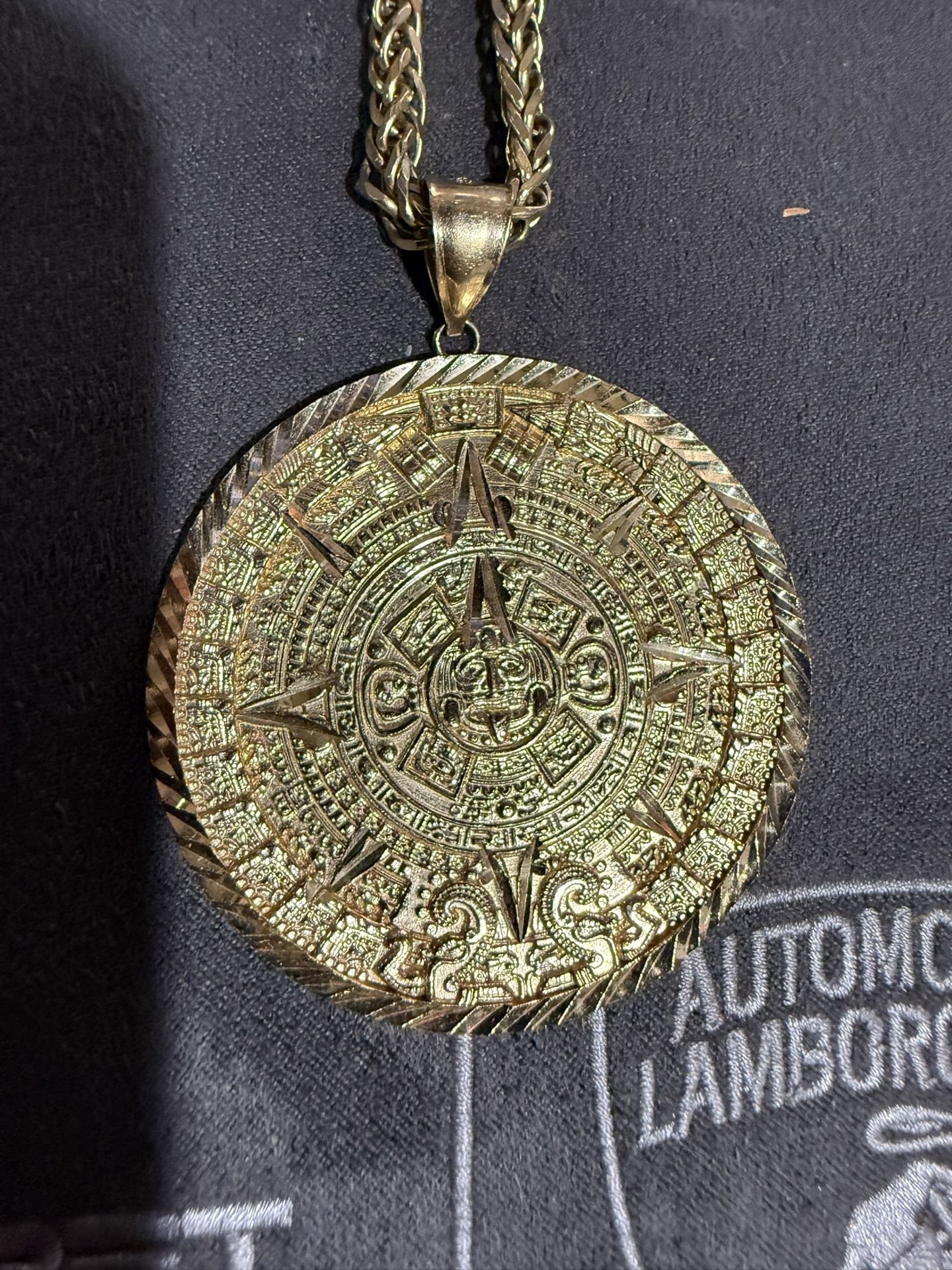 Aztec Calendar Pendant