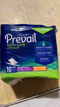 12 Packs Prevail Total Care Underpads Bed Protection Sheets