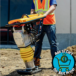 Tomahawk Power TR68H 3.6 HP GXR120 Honda Vibratory Rammer Jumping Jack Tamper