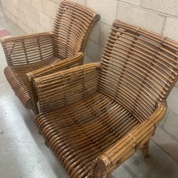 Chair Set/Pair Of Bamboo Chairs/Patio Chairs/chairs