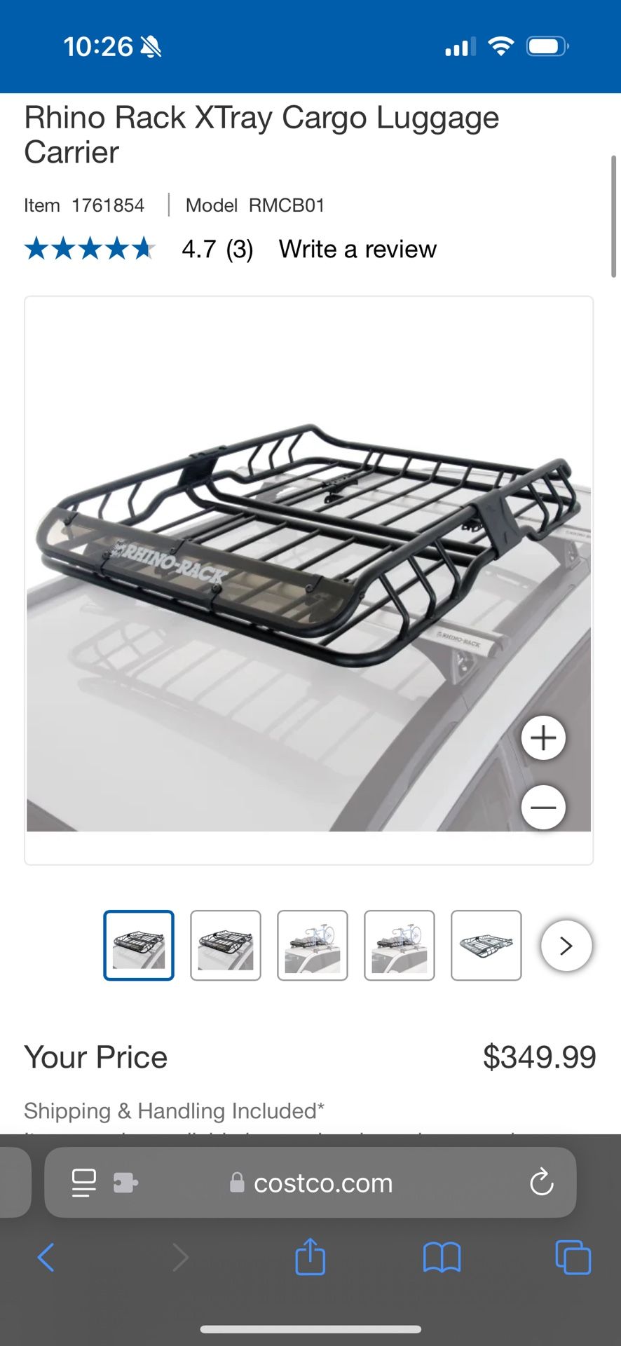 Rhino Rack XTray Cargo Luggage Carrier NEW !! βΌοΈπ₯π₯π₯π¨π¨