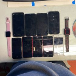 9 iPhones 2 Apple Watches