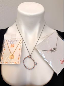 NEW Lot Of 3 Costume Jewelry Cat Lady Cat Necklaces West Las Vegas See My Listings Summerlin