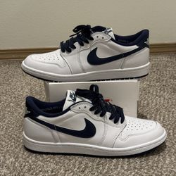 Air Jordan 1 Low ‘85  ‘White/Metallic Blue’