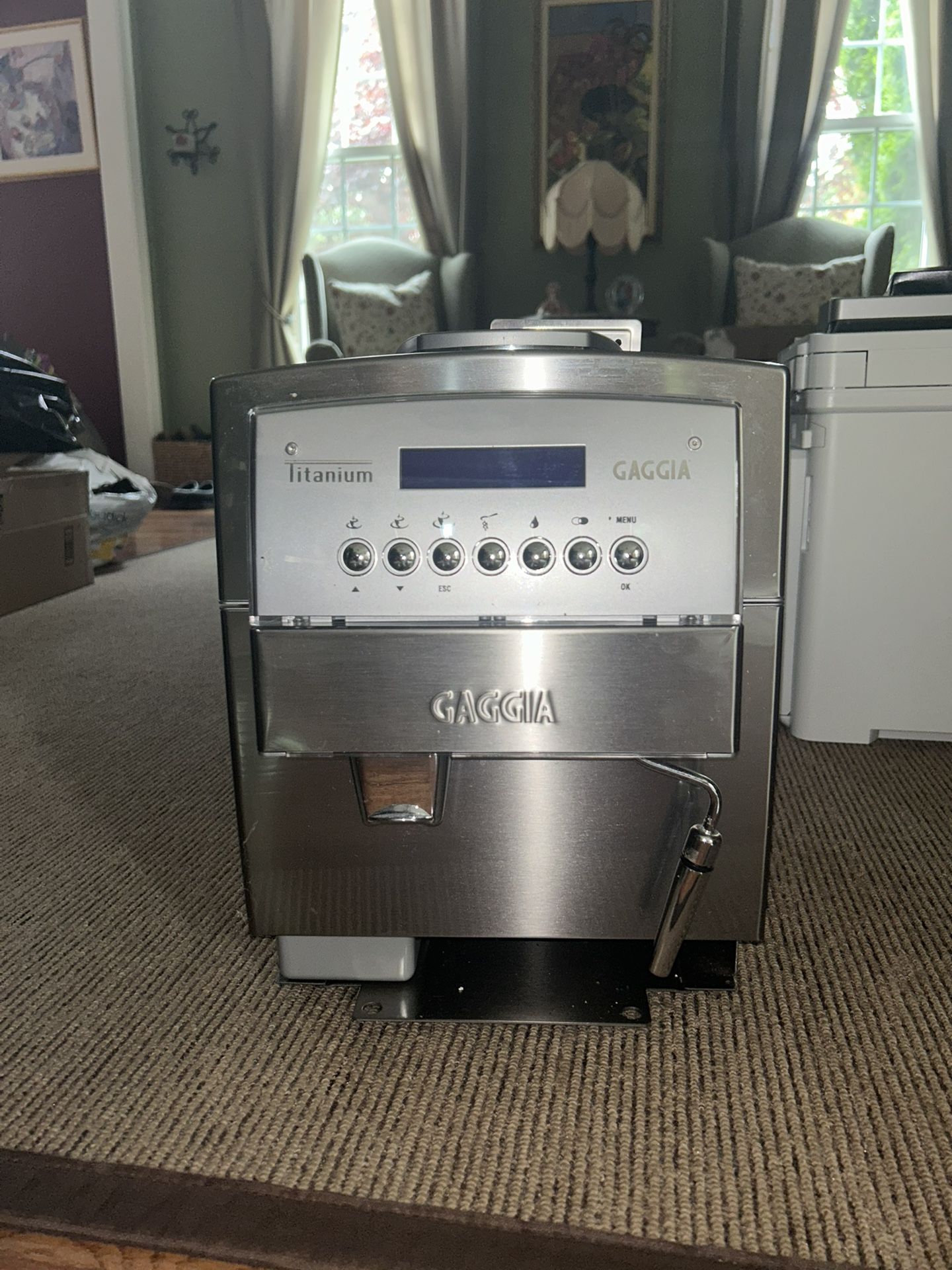 Gaggia Titanium Series Fully Automatic EspressoCappuccinno Machine