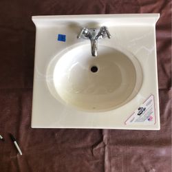 Bathroom Sink  Includes Faucet .