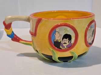 The Beatles Yellow Submarine Blue Meanie Latte Mug 1999 Subafilms Ltd