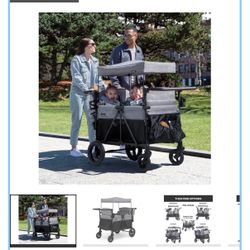 Jeep Wrangler Deluxe 4 Seater Stroller Wagon