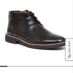 Men’s Black Chukka Boots – Size 9.5 – Brand New
