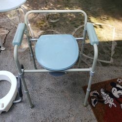 Bedside Toilet And Raised Toilet Seat