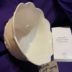 Princess House Marbella Large Serving Bowl