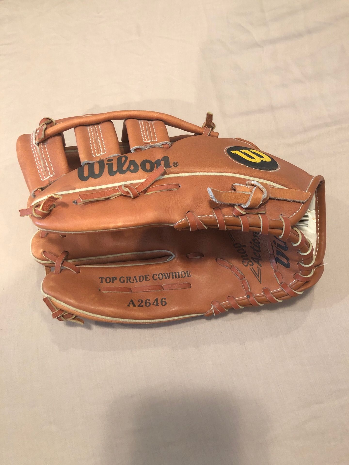 Wilson baseball glove for left-handed players