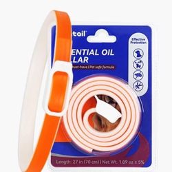 Essential Oil Collar Repel insects, anxiety relief, pet safe formula 60 days