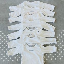 Bonpoint Days of the Week Swaddle Blankets & Onesies White 3 Months