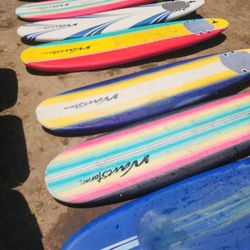 8 Ft Soft Top Beginner Surfboards They Range From $100 To $150
