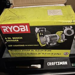 Ryobi bench grinder