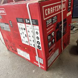 Craftsman 3500W Gas Generator – NEW – Briggs & Stratton $450