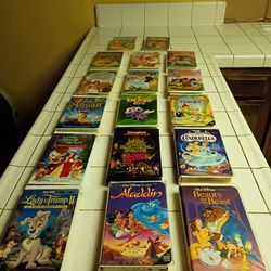 VHS Disney Movies