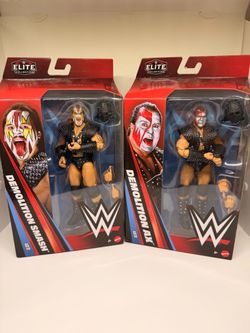 WWE Elite Collection Series #123 Demolition Ax + Smash Wrestling Figures